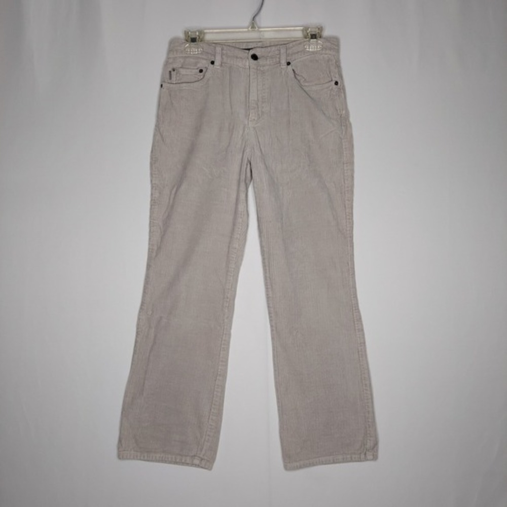 Lauren Jeans Vtg Corduroy Women 6 Petite Beige Stretch‎ Straight 90s Grunge Prep